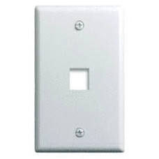 1G Wall Plate 1-Port WH